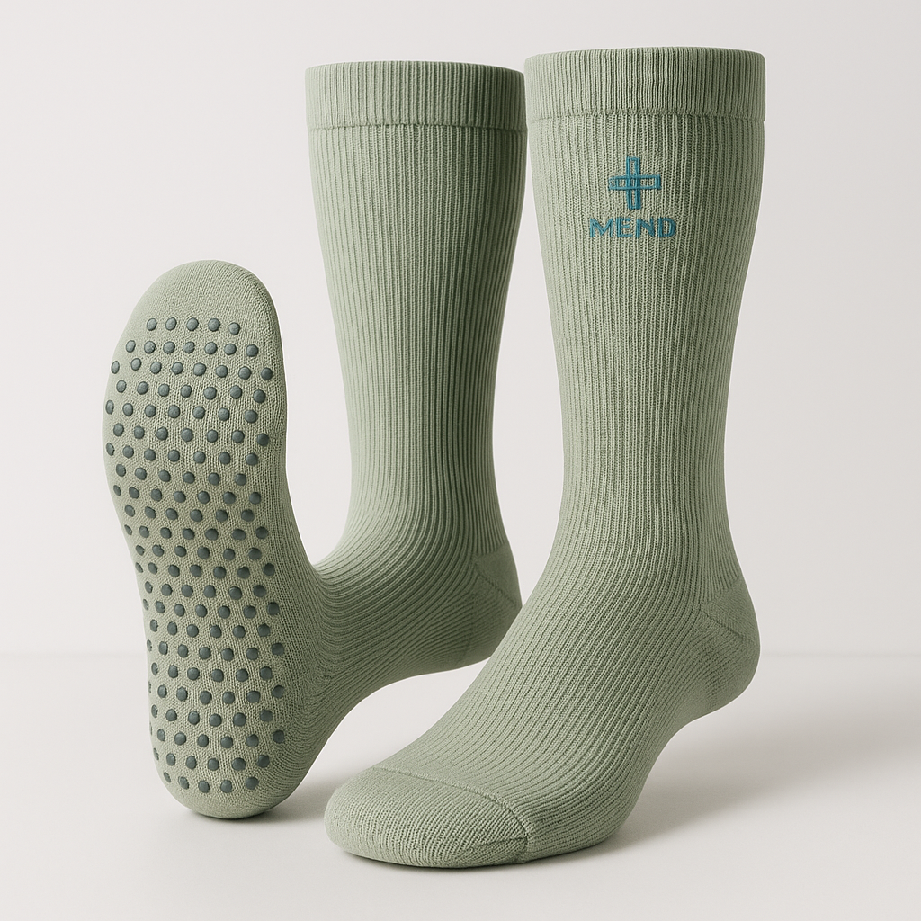 Medical-Grade Compression Socks - Nurse/Caregiver Edition, sage